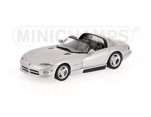 MINICHAMPS 430144034 DODGE VIPER CABRIO 1993 SILVER Modellino
