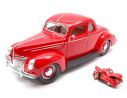 MAISTO MI31180R FORD DELUXE COUPE 1939 RED 1:18 Modellino