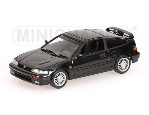 MINICHAMPS 430161570 HONDA CR-X 1989 BLACK Modellino
