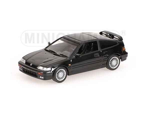 MINICHAMPS 430161570 HONDA CR-X 1989 BLACK Modellino