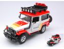 MOTORMAX MTM79137TRD TOYOTA FJ40 LAND CRISER 1974 HARD TOP W/ROOF RACK TOYOTA 1:24 Modellino