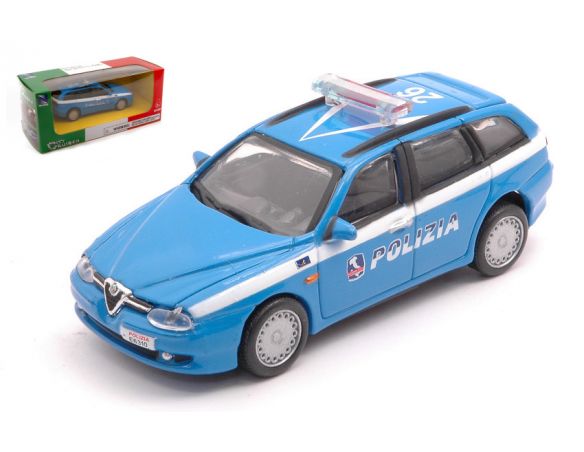 NEW RAY NY19843ALF ALFA ROMEO 156 SW POLIZIA 1:43 Modellino