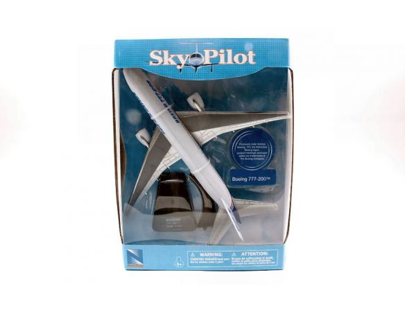 NEW RAY NY20673B SKYPILOT PASSENGERS PLANES BOEING 777-200 cm 26 SCALA 1:240 Modellino