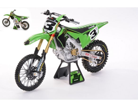 NEW RAY NY49663 KAWASAKI KX450 N.3 RACE TEAM ELI TOMAC 2019 1:6 Modellino