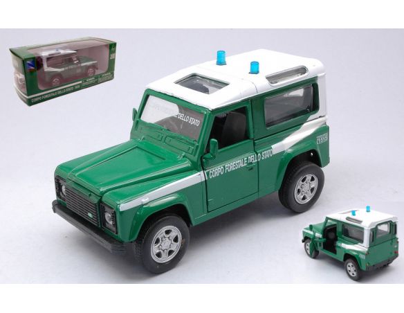 NEW RAY NY56063DEF LAND ROVER DEFENDER CORPO FORESTALE DELLO STATO 1:32 Modellino