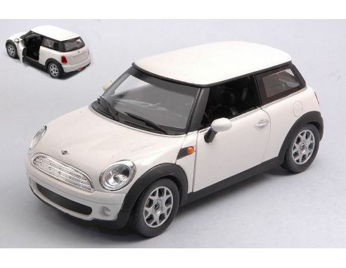 NEW RAY NY71023W NEW MINI COOPER 2002 WHITE 1:24 Modellino