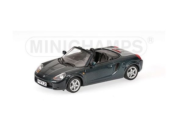 MINICHAMPS 430166962 TOYOTA MR 2 CABRIOLET 2000 GREEN Modellino