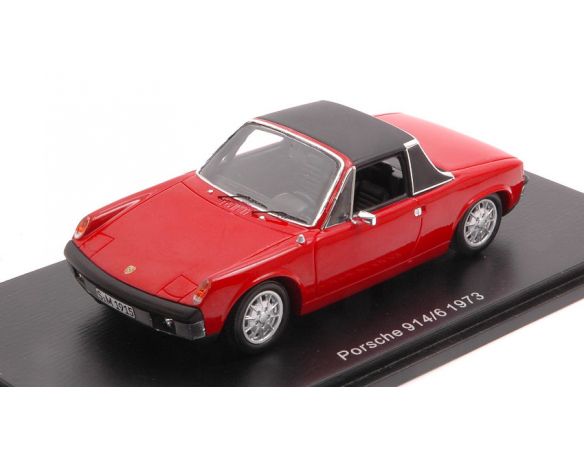 SPARK MODEL S4563 PORSCHE 914/6 1973 RED 1:43 Modellino
