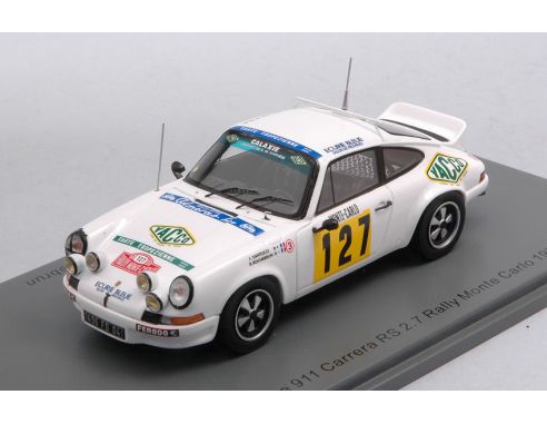 SPARK MODEL S6641 PORSCHE 911 CARRERA RS 2.7 N.127 MONTE CARLO 1978 SANTUCCI-ROCHEBRUN Modellino