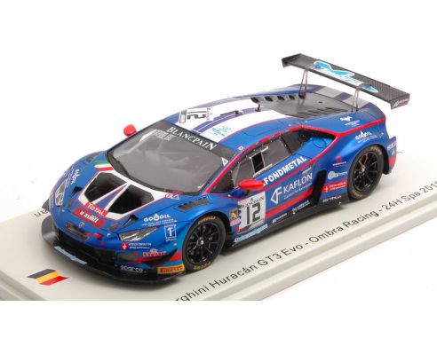 SPARK MODEL SB314 LAMBORGHINI HURACAN GT3 N.12 24 H SPA 2019 DUPONT-GATTUSO-LEWIS-ST.1:43 Modellino
