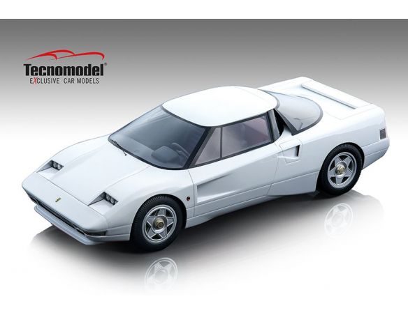 TECNOMODEL TMD18104C FERRARI 408 4RM 1987 AVUS WHITE 1:18 Modellino