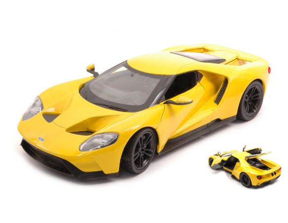 WELLY WE24082Y FORD GT YELLOW 1:24 Modellino