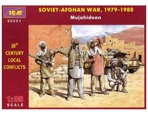 ICM ICM35221 AFGHAN WAR MUJAHIDEEN FIGURE 1:35 Modellino