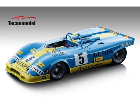 TECNOMODEL TMD18135B PORSCHE 917 SPYDER N.5 1000 KM DE PARIS 1971 MARKO-WEBER 1:18 Modellino