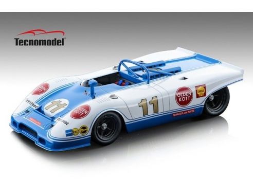TECNOMODEL TMD18135C PORSCHE 917 SPYDER N.11 TEAM AAW NORISRING ZOLDER 1971 LEO KINNUNEN 1:18 Modellino