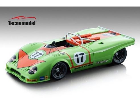 TECNOMODEL TMD18135D PORSCHE 917 SPYDER INTERSERIE BOHRE SPORT TEAM SILVERST.1972 KRAUS 1:18 Modellino
