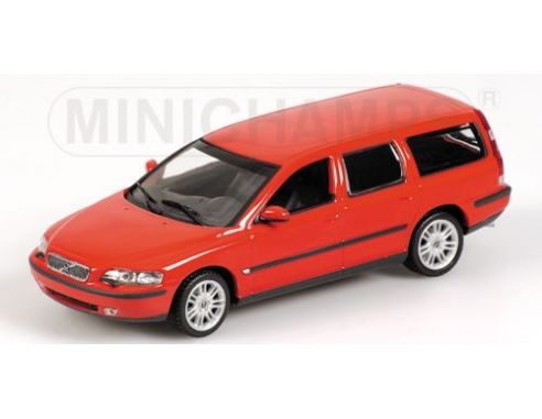 MINICHAMPS 430171214 VOLVO V70 2000 BREAK RED Modellino