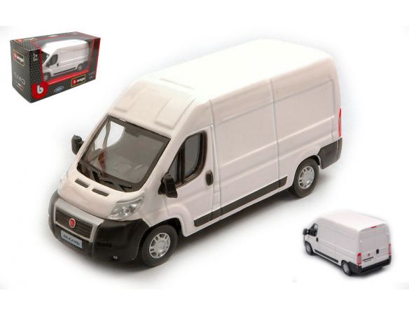 BBURAGO BU30330W FIAT DUCATO VAN WHITE 1:43 Modellino