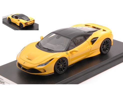 LOOKSMART LS503SE5 FERRARI F8 TRIBUTO MODENA YELLOW W/BLACK ROOF 1:43 Modellino