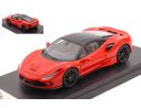 LOOKSMART LS503SE6 FERRARI F8 TRIBUTO DINO RED W/BLACK ROOF 1:43 Modellino
