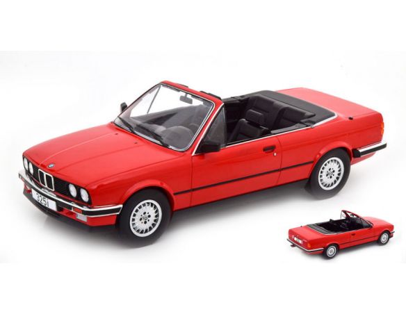 MODELCARGROUP MCG18151 BMW 325i (E30) CONVERTIBLE RED 1:18 Modellino