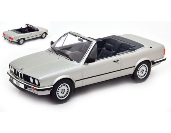 MODELCARGROUP MCG18152 BMW 325i (E30) CONVERTIBLE SILVER 1:18 Modellino