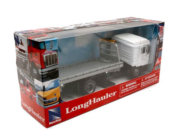 NEW RAY NY15493F UTILITY TRUCK C/PIANALE CABINA BIANCA 1:43 Modellino