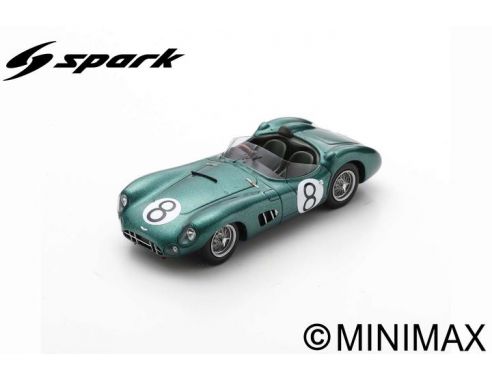 SPARK MODEL S2444 ASTON MARTIN DBR 1 N.8 LM 1960 I.BAILLIE-J.FAIRMAN 1:43 Modellino