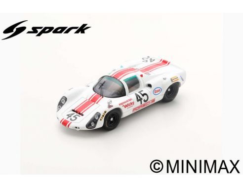 SPARK MODEL S4686 PORSCHE 910 N.45 LM 1968 J.P.HANRIOUD-A.WICHY 1:43 Modellino
