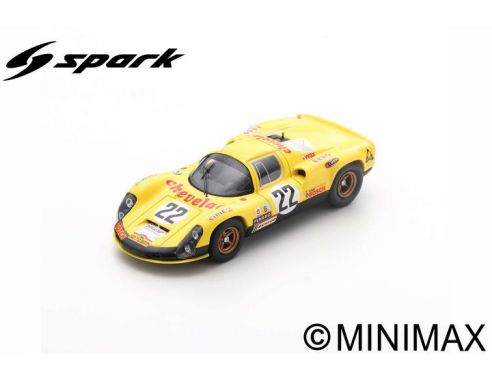 SPARK MODEL S4687 PORSCHE 910 N.22 LM 1973 R.TOUROUL-J.P.ROUGET 1:43 Modellino