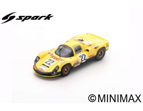 SPARK MODEL S4687 PORSCHE 910 N.22 LM 1973 R.TOUROUL-J.P.ROUGET 1:43 Modellino