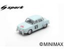 SPARK MODEL S5207 RENAULT DAUPHINE N.65 WINNER MONTE CARLO 1958 J.FERET-G.MONRAISSE 1:43 Modellino