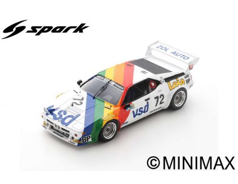 SPARK MODEL S6405 BMW M1 N.72 LM 1981 ROUSSELOT-SERVANIN-FERRIER 1:43 Modellino