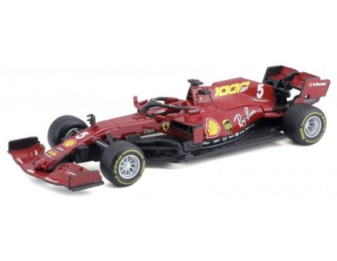 BBURAGO BU36823VM FERRARI F1 SF1000 N.5 1000th TUSCANY GP 2020 SEBASTIAN VETTEL 1:43 Modellino