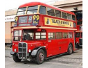 IXO MODEL BUS026LQ AEC REGENT III RT 1939 RED-BLACK-WHITE 1:43 Modellino