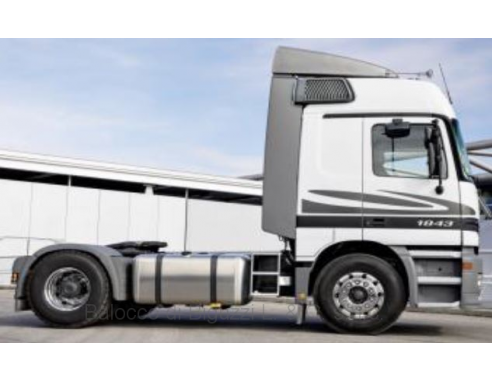 IXO MODEL TR064 MERCEDES ACTROS MP1 1995 WHITE-GREY 1:43 Modellino