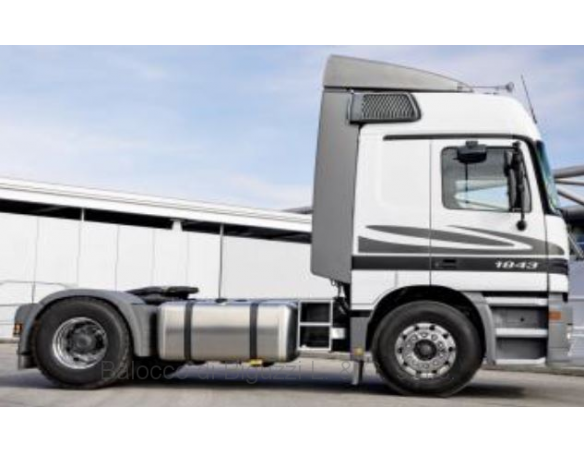 IXO MODEL TR064 MERCEDES ACTROS MP1 1995 WHITE-GREY 1:43 Modellino
