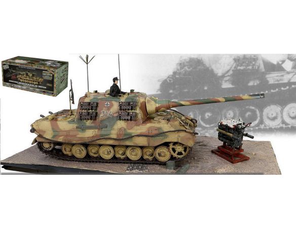 FORCES OF VALOR FOR801065A GERMAN SD.KFZ.186 JAGDTIGER (PORSCHE SUSPENSION) MARCH 1945 1:32 Modellino