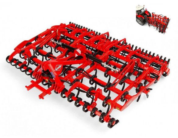 UNIVERSAL HOBBIES UH6267 ERPICE COLTIVATORE A DENTI VIBRANTI KUHN PROLANDER 500R 1:32 Modellino