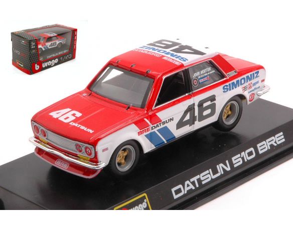 BBURAGO BU38047 DATSUN 510 BRE N.46 1:43 Modellino