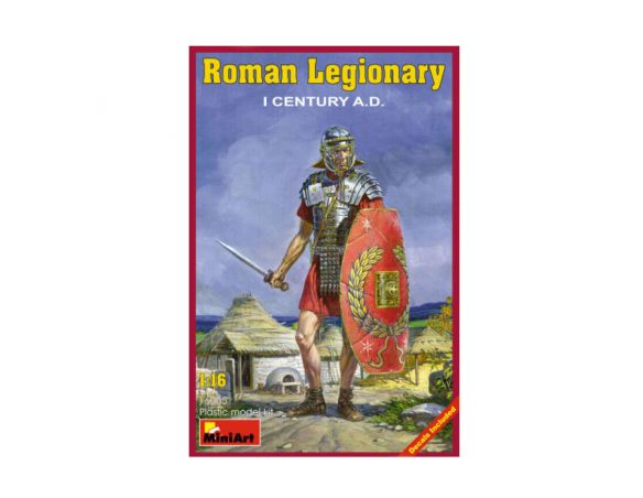 MINIART MIN16005 ROMAN LEGIONARY 1a CENTURY A.D. KIT 1:16 Modellino