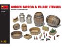 MINIART MIN35550 WOODEN BARRELS & VILLAGE UTENSILS KIT 1:35 Modellino