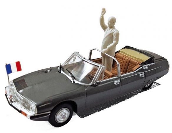 NOREV NV158706 CITROEN SM PRESIDENTIELLE 1981-1985 W/ FIGURE J.CHIRAC 1:43 Modellino