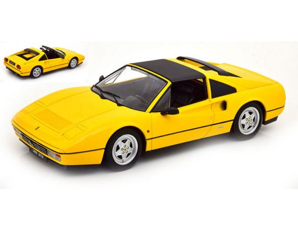 KK SCALE KKDC180552 FERRARI 328 GTS 1985 YELLOW 1:18 Modellino