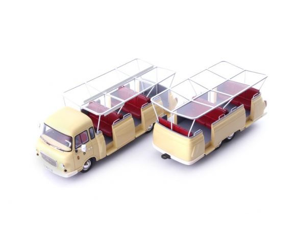 AUTOCULT ATC10007 BARKAS B 1000 AUSSICHTSWAGEN EXPRESS 800 1965 YELLOW 1:43 Modellino