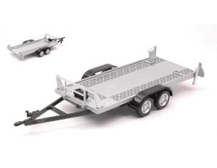 CARARAMA CA4-92210 TOW CAR TRAILER TWO WHEELS 1:43 Modellino