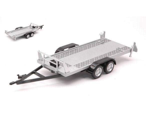 CARARAMA CA4-92210 TOW CAR TRAILER TWO WHEELS 1:43 Modellino