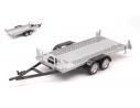 CARARAMA CA4-92210 TOW CAR TRAILER TWO WHEELS 1:43 Modellino