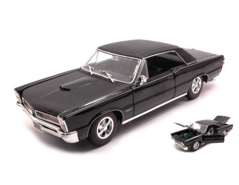 MAISTO MI31885Z PONTIAC GTO HURST 1965 BLACK 1:18 Modellino