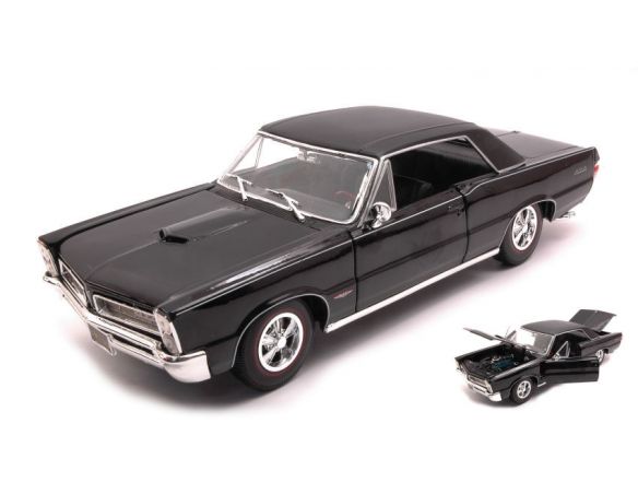 MAISTO MI31885Z PONTIAC GTO HURST 1965 BLACK 1:18 Modellino
